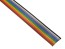 Vícežilový plochý kabel 10x28AWG, barevný, nestíněný, Cu