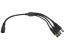 Y rozbočovací kabel s konektory 5.5 x 2.1 mm, 1 zásuvka a 4 zástrčky
