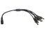 Y rozbočovací kabel s 5 výstupy a konektory 5.5 x 2.1 mm