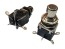 Nožní spínač PBS-24-202 s aretací 250V/2A, 2 přepínací kontakty ON-ON