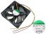 Axiální ventilátor 120x120x25 mm 12V DC 2W Sunon