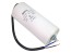 Motorový rozběhový kondenzátor 80 µF 450V 50/60Hz CBB60 s kabelem 25 cm