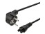 Napájecí síťový kabel 2m s konektorem C5 pro notebooky a TV