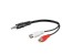 Audio kabel 3,5mm jack na 2x cinch 0,2 m