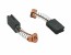 Náhradní uhlíky do elektromotorů 2ks, 5,9 x 10,9 x 16,2 mm, POF 1200 C2