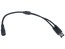 Y kabel rozbočovací s konektory 5.5 x 2.1 mm, 1 zásuvka a 2 zástrčky