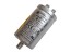 Motorový rozběhový kondenzátor 8 µF 425/475 V s konektory, kovové provedení