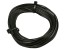 Měděný drát 0,5 mm s PVC izolací, černý, 10 m