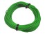 Měděný drát 0,5 mm s PVC izolací zelený, 10 m