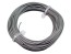 Měděný drát 0,5 mm s PVC izolací, šedý, 10 m