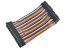 Dupont propojovací vodiče 40pin, 10 cm, samice - samice