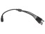 Y-kabel rozbočovací s konektory 5.5 x 2.1 mm, 1 zásuvka + 3 zástrčky