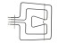Horní topné těleso a gril do trouby Bosch Siemens 00776188 2700W