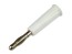 Laboratorní banánek 4mm 24A bílý