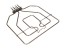 Horní topné těleso trouby s grilem 2800W 00470845 BOSCH / SIEMENS originál
