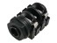 Panelový konektor JACK 6,3 mm mono samice, letovací NYS 2122
