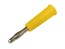 Žlutý banánek 4mm 24A laboratorní konektor