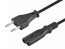 Síťový napájecí kabel 40 cm pro malé přístroje 230V černý