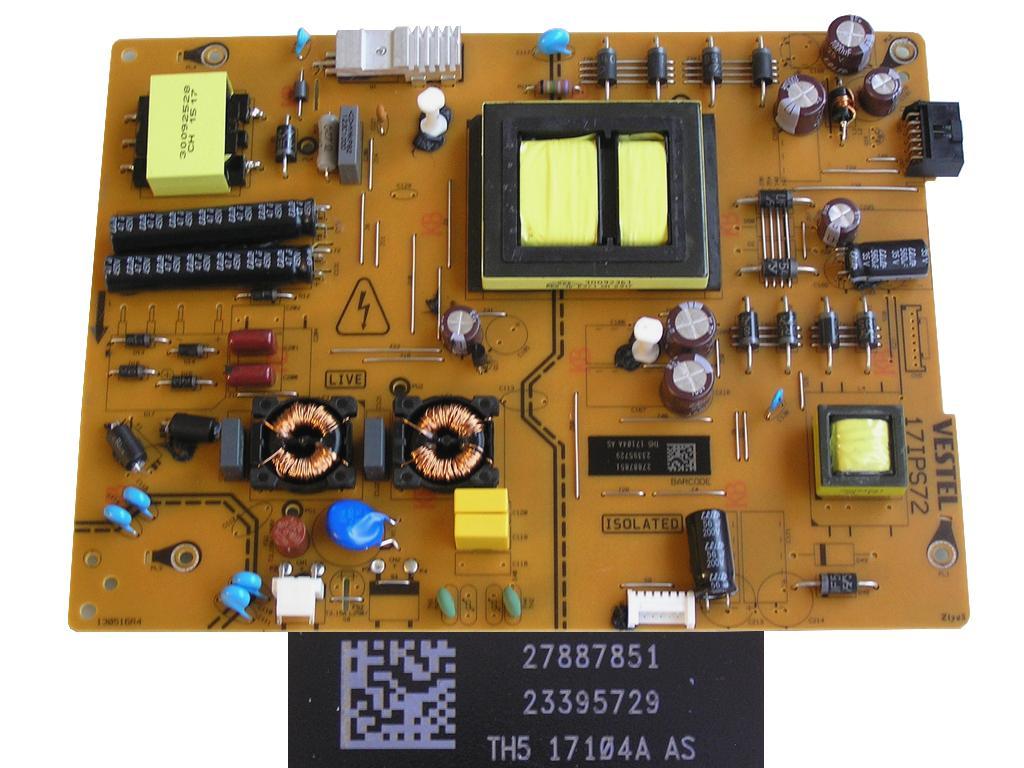 přepsat LCD modul zdroj 17IPS72 / SMPS POWER BOARD Vestel 23395729