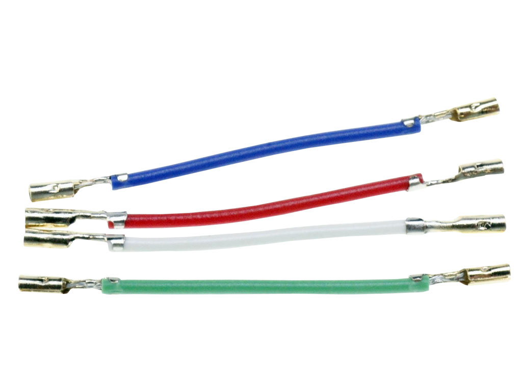 sada propojovacích vodičů pro gramofonový držák přenosky ( pro headshell ) HC Gold Analogis