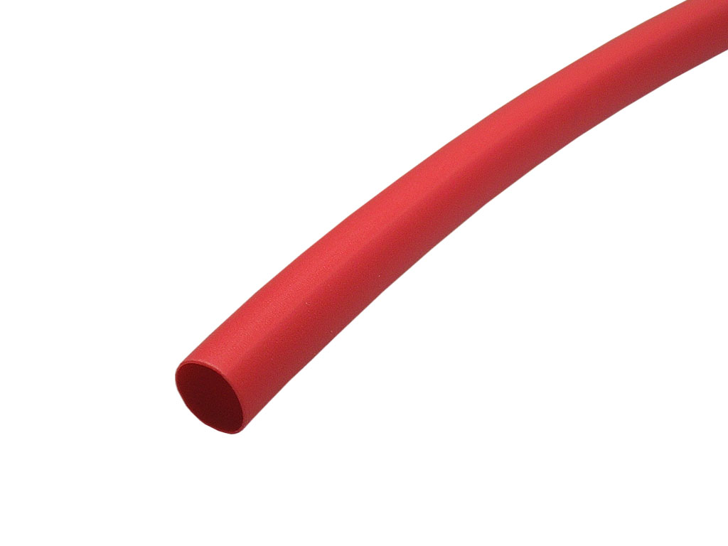 smršťovací bužírka  2.4 / 1.2 mm červená