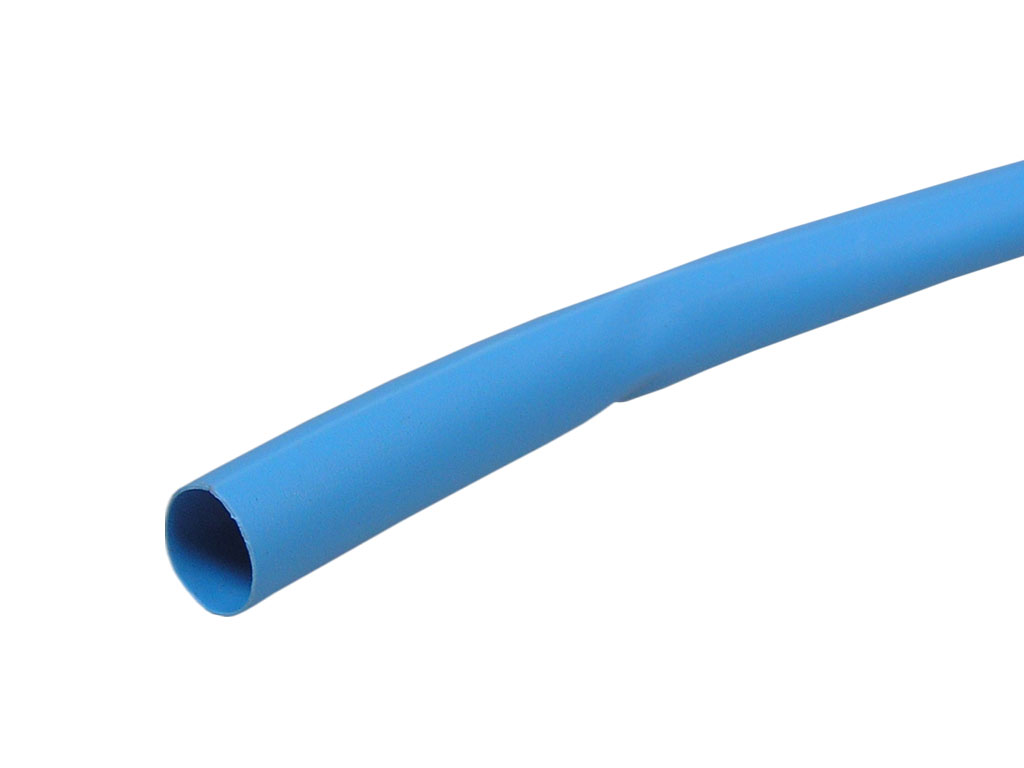 smršťovací bužírka  2.4 / 1.2 mm modrá