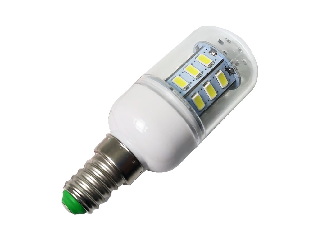 žárovka LED E14  12V-85V 10W studená bílá / LED žárovka 24V / LED žárovka E14 / 24V pro nouzové osvětlení