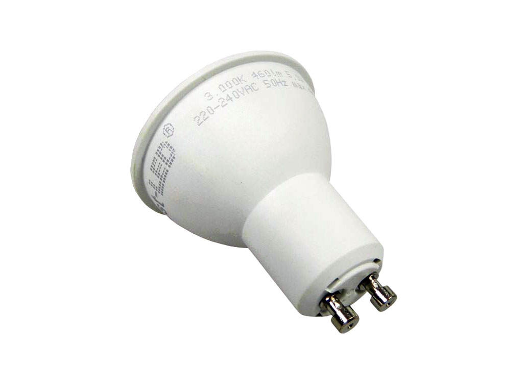 žárovka LED  GU10  220-240V, 5W, BEST-LED, Natural bílá 3000K, 
