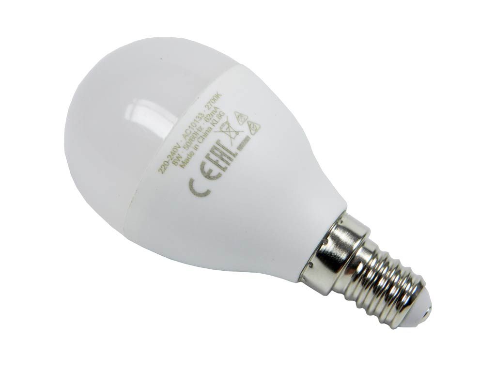žárovka LED value E14 OSRAM 8W 2700K 806lm globe - teplá bílá 